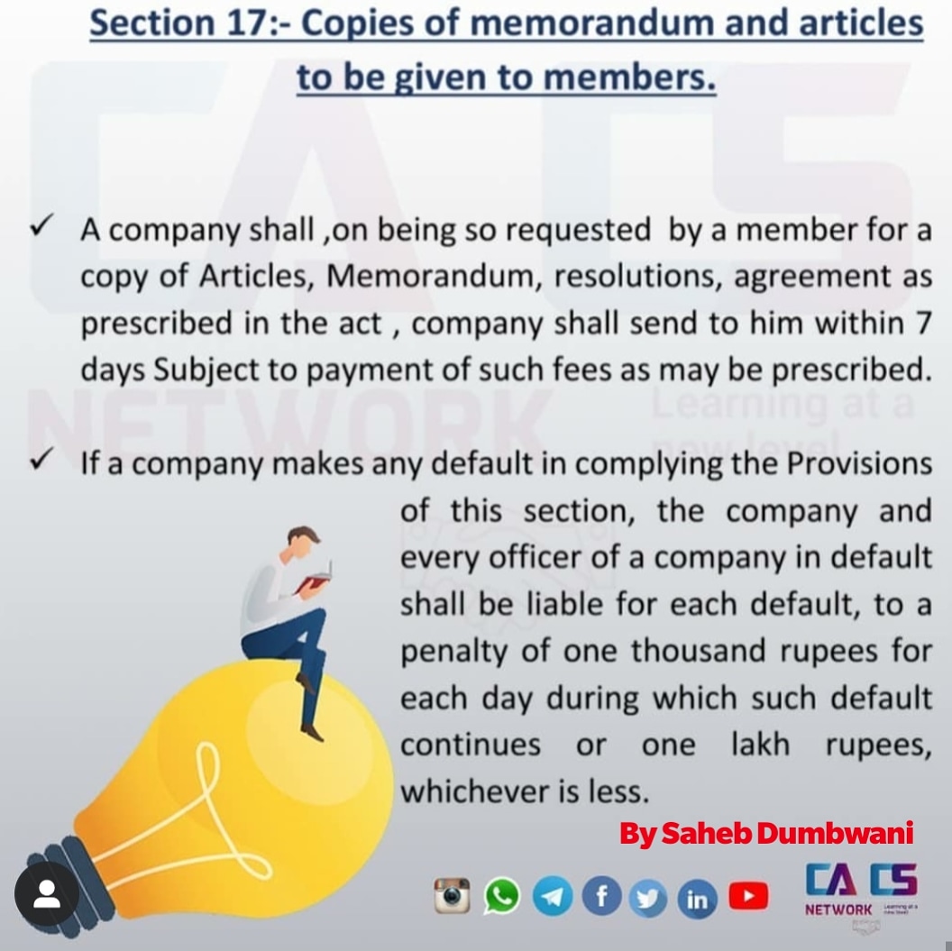 Section 17 | Company law | Simplified Now