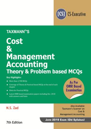 Cost & Mngt Accounting CS Executive Taxmann Book by NS Zad