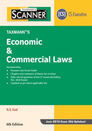 Economic & Commercial Laws CS E xecutive Taxmann Scanner by NS Zad