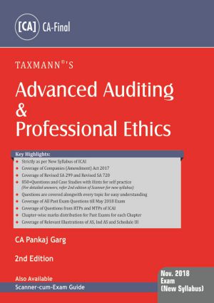 Advanced Auditing & Professional Ethics Taxmann CA Final (New Syllabus) By CA Pankaj Garg