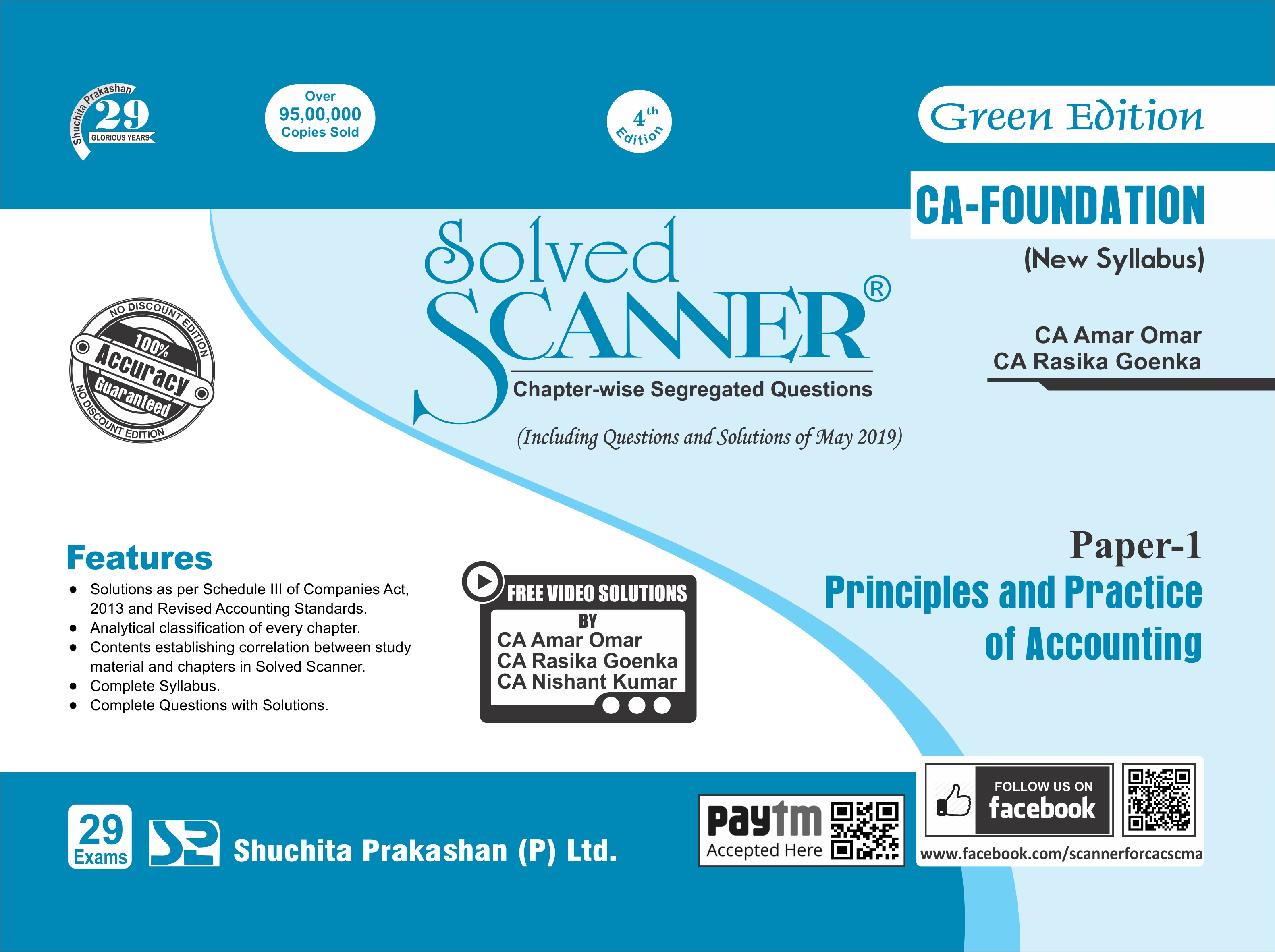 P-1 Principles & Practice of Accounting,Solved Scanner CA Foundation (New Syllabus)