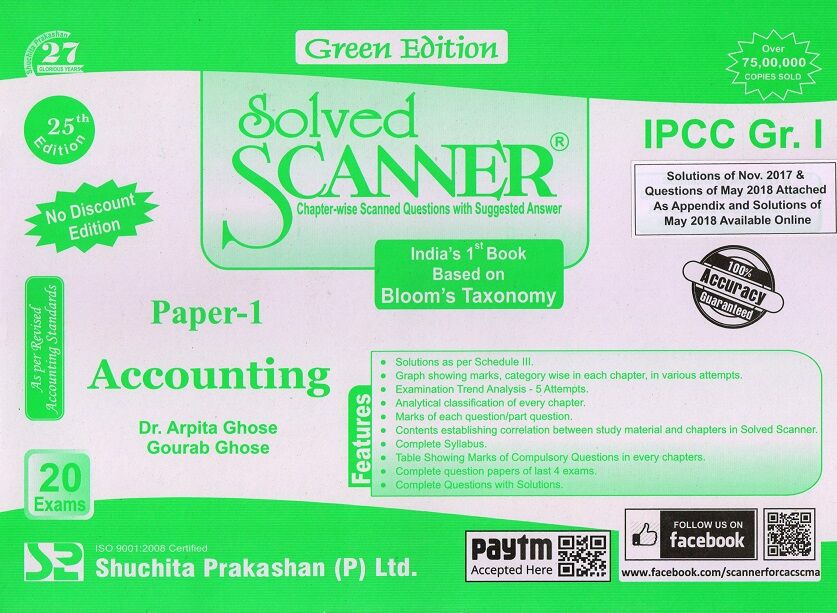 Accounting Solved Scanner CA IPCC Group-I Paper-1