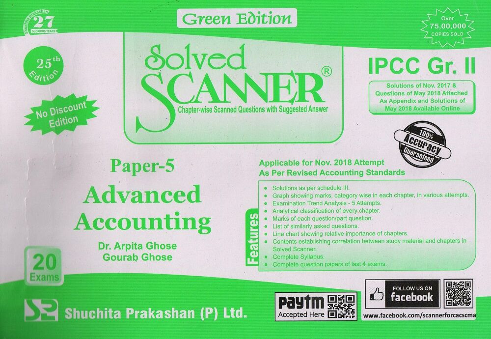 Advanced Accounting Solved Scanner CA IPCC Group- II Paper-5