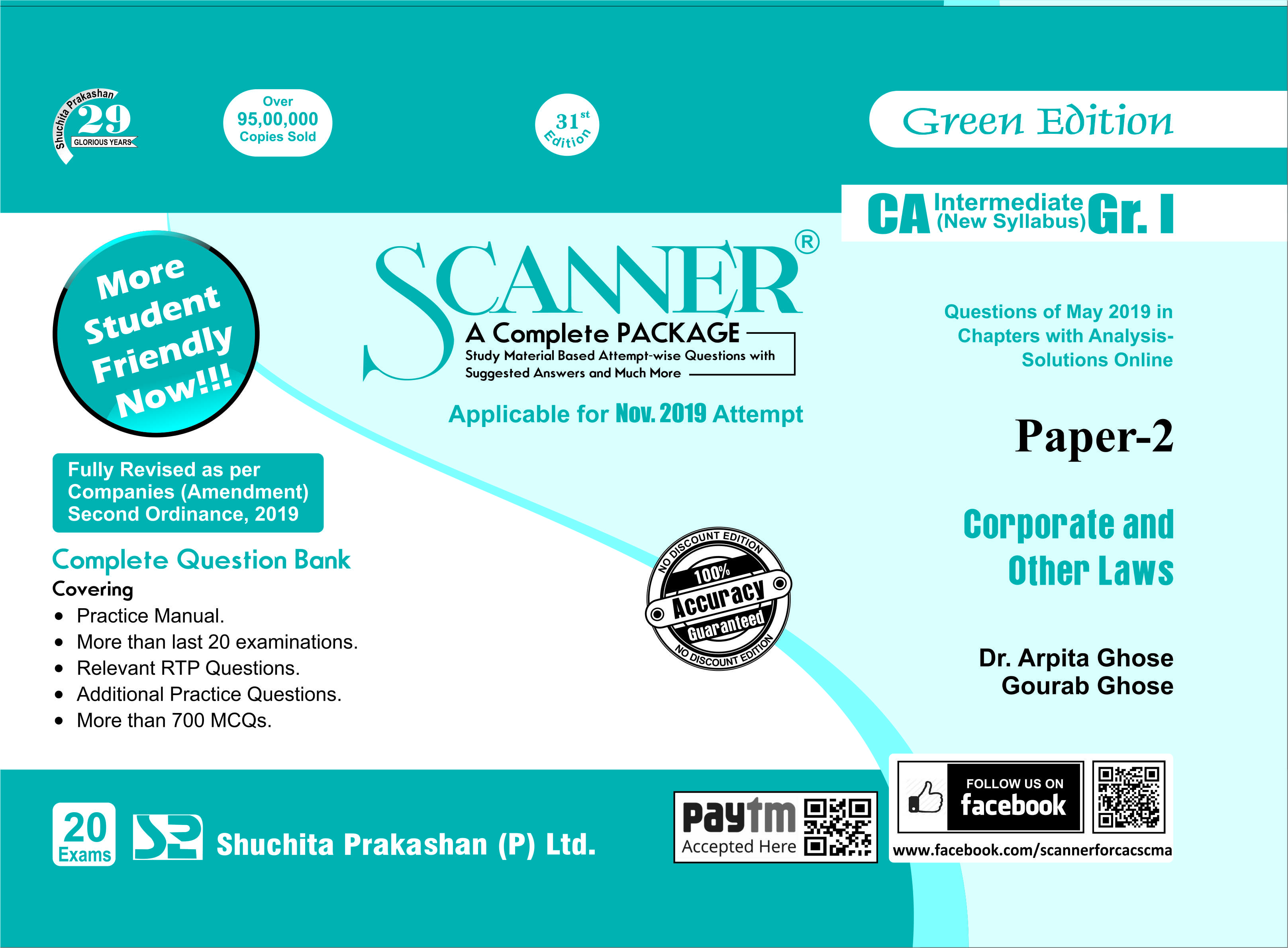 Corporate & Other Laws Solved Scanner CA Inter Group I (New Syllabus) Paper-2