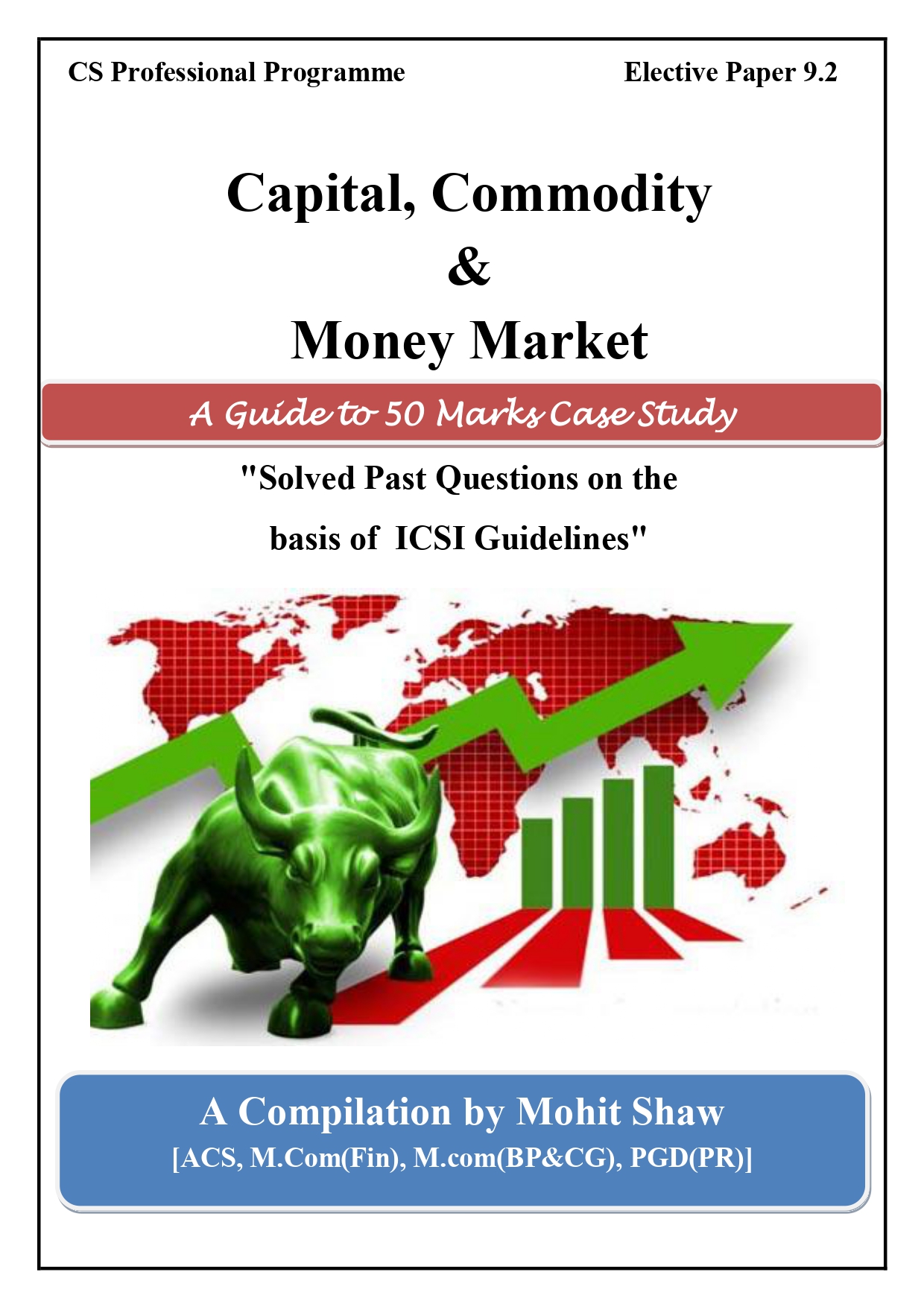 Capital Commodity & Money Market 50 Marks Case Study Book by Mohit Shaw