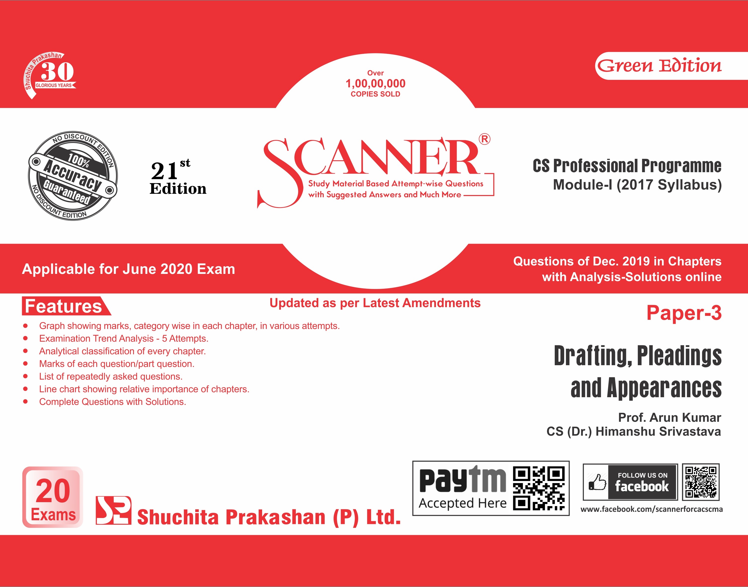 Drafting, Pleadings and Appearances (Assessment Year 2019-20) CS Prof New Syllabus