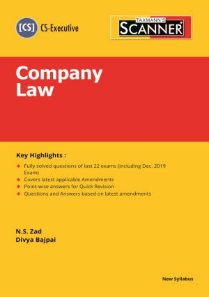 Company Law New Syllabus Taxmann Book by CS NS ZAD