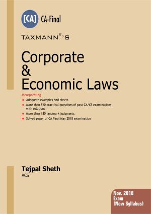 Corporate & Economic Laws Taxmann CA Final (New Syllabus) By CS Tejpal Seth
