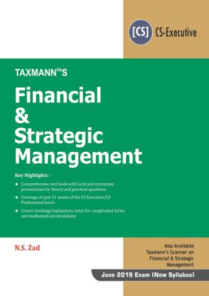 Financial & Strategic Management CS Exe New Syllabus Taxmann Book June 19