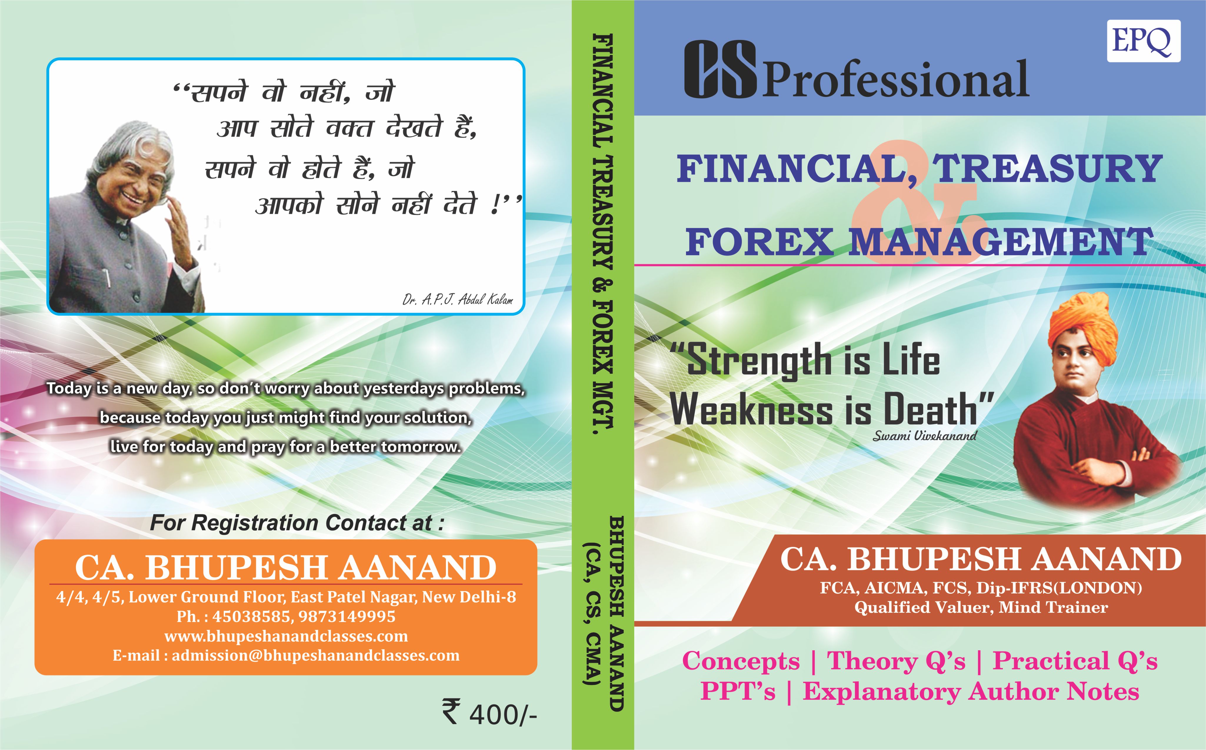 Product:- CS Prof Financial, Treassury & Forex Management Notes By CA Bhupesh Anand