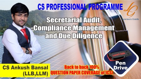 Secretarial Audit, Compliance Management and Due Diligence CS Prof New Syllabus By CS Ankush Bansal